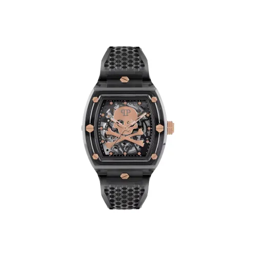 PHILIPP PLEIN Автоматический Механический Механизм Мужские Часы 44 мм Скелет