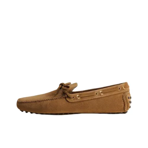 Car Shoe Лоферы с резиновым подошвой, светло-коричневые, мужские