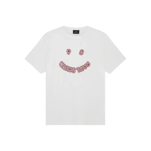 Paul Smith Экрю Мужские T-рубашки