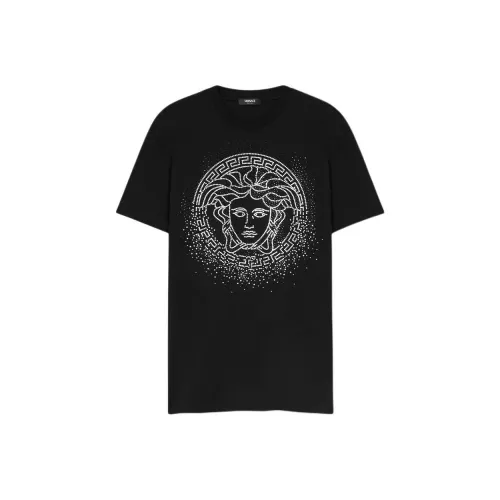 VERSACE Мужские черные T-рубашки