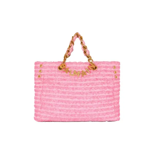 BALMAIN Полиамид Тоут Сумка Сумка для покупок Сумка на плечо Сумка унисекс розовая