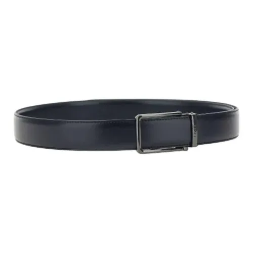 Hugo Boss Ремни из коровьей кожи Мужской Черный Ширина 3,5 см