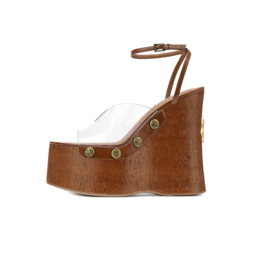 Naked Wolfe Тигр Lilly One Ремень Сандалии 14 см Женские Коричневый