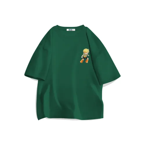 ONE PIECE Students' Повседневный Короткий рукав T-рубашки Мужской Однотонный Базовый