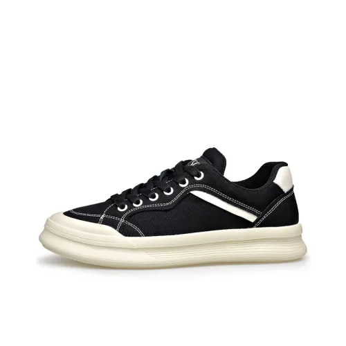 PT'SON Low-Top Canvas Shoes Мужские Черные