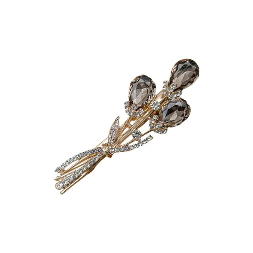 JIANYINGSHU Сплав + Искусственный Ромб Заколки для волос Женские