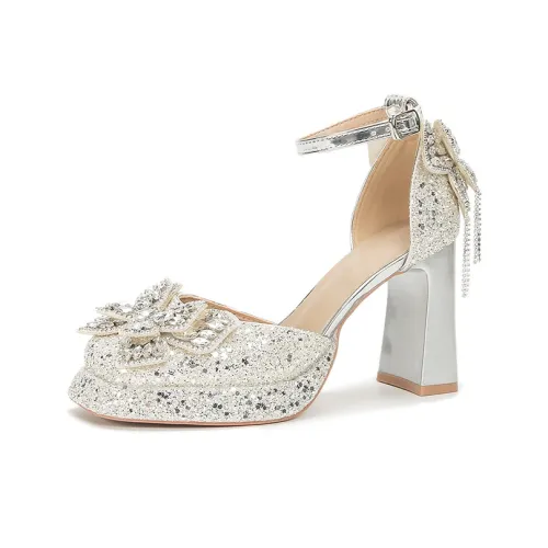 Zubumei Грубый каблук Высокие каблуки Женские