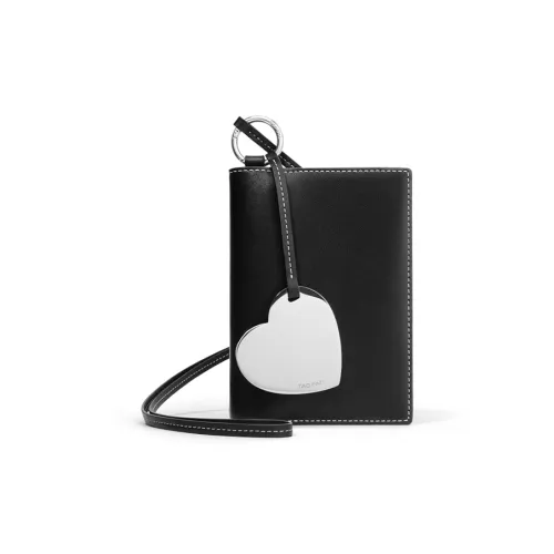 TAD FAB Коровья кожа Держатель для паспорта Унисекс Черный Ивовый