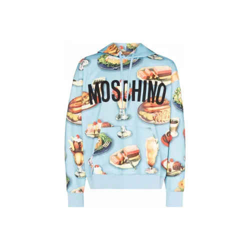 MOSCHINO Синий Мужской Свитшот