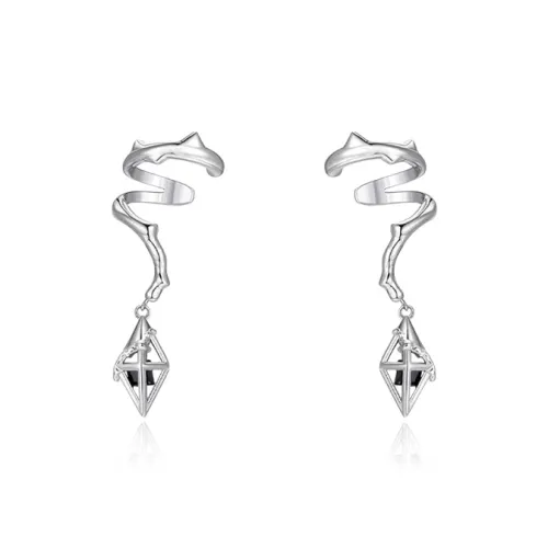 Inkopper Сплав Нижняя заколка On Серьги Унисекс