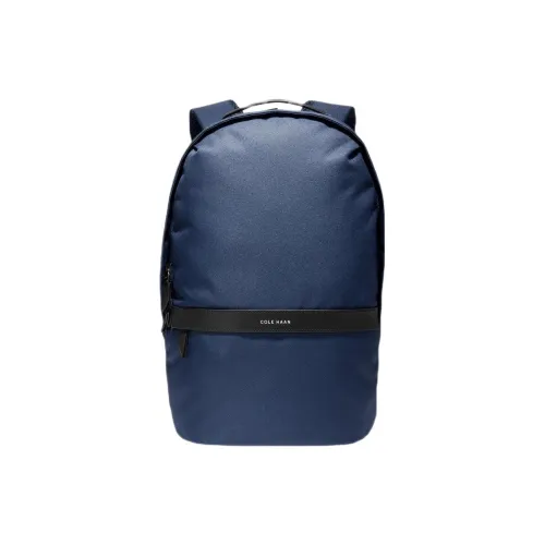 COLE HAAN Ткань Рюкзак Большой Мужской Темно-синий