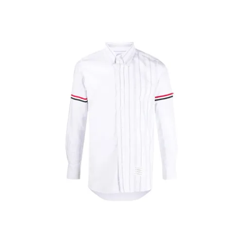 THOM BROWNE Белые Мужские Рубашки
