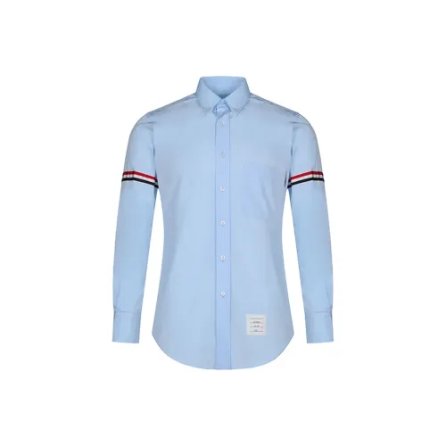 THOM BROWNE· Рубашка Мужская Светло-Синяя