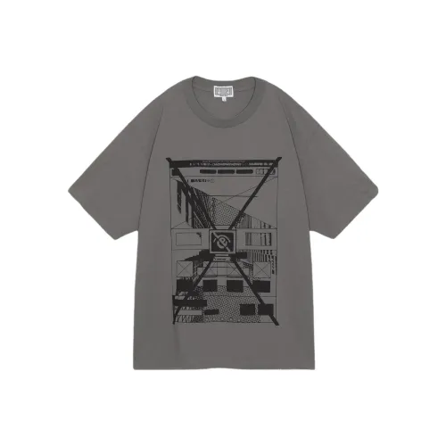 Cav Empt FW24 T-Shirt Унисекс Угольный Серый