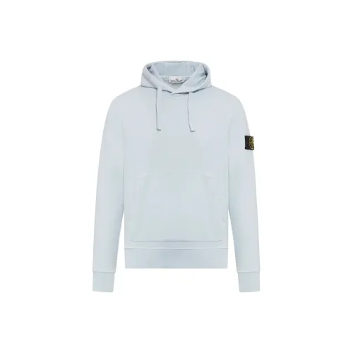 STONE ISLAND Свитшот Мужской Ice Синий