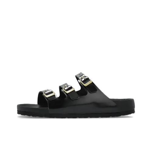 Birkenstock Резиновая подошва Slip-resistant Слипоны Женские Черный