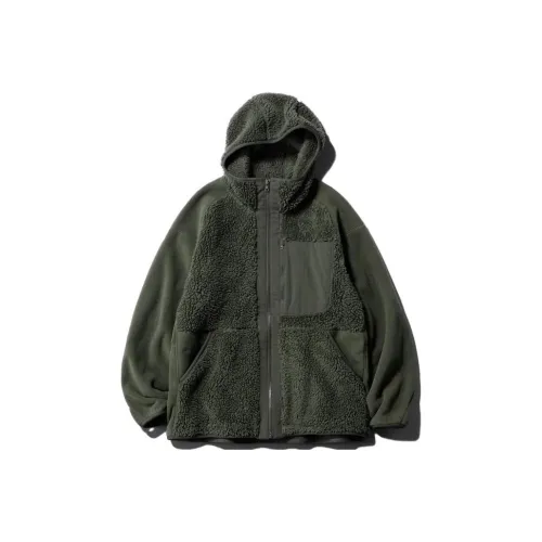 UNIQLO Темно-зеленый Унисекс Свитшоты