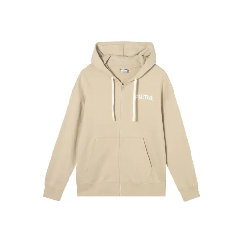 PUMA Sports Life Collection TEAM FZ Hoodie TR Hoodie Unisex Ecru