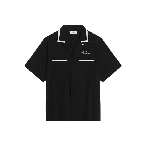 Celine Мужские Черные Рубашки