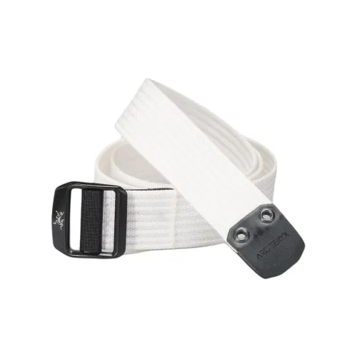 Arcteryx Металл Нейлон Полиэстер Текстильный ремень Ремень Унисекс Полярный белый Ширина 3,8 см