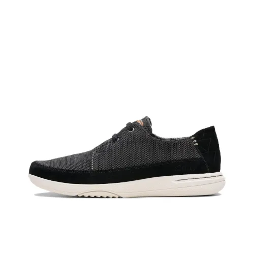Clarks Мужская повседневная обувь Низкий топ Черный мужской