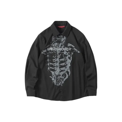 ENSHADOWER Мужские черные рубашки