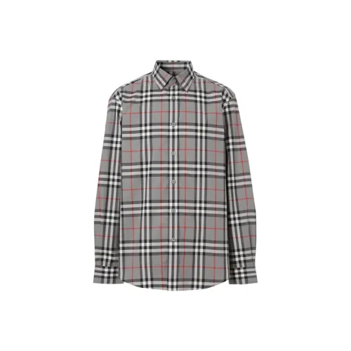Burberry Рубашка Мужская Storm Фотиния Серый