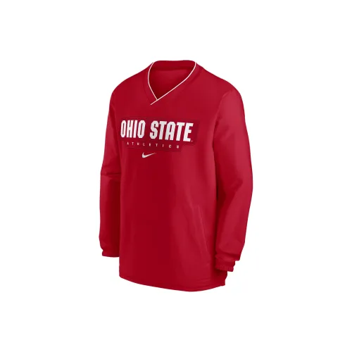 Nike College FW24 Ohio State Buckeyes Sideline T-Shirt Мужская Красная