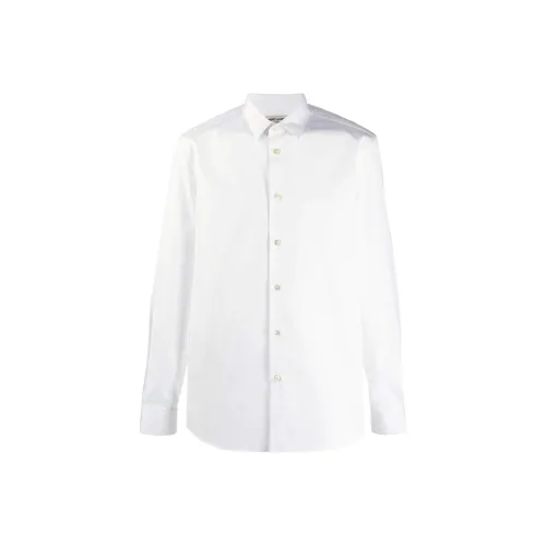 SAINT LAURENT Рубашка Мужская Белая