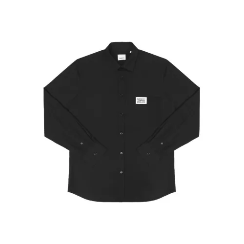 Burberry Рубашка Весна Мужская Черная