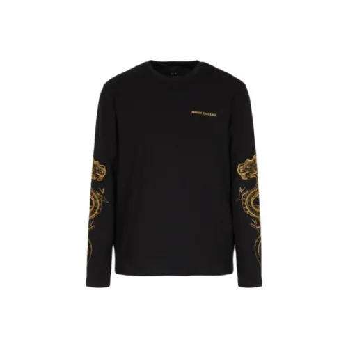 ARMANI EXCHANGE Черные Мужские Свитшоты