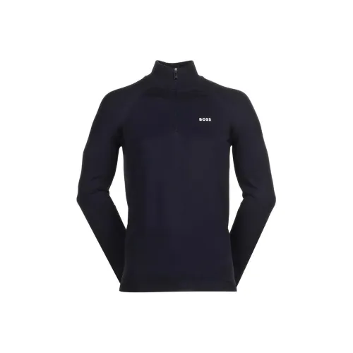 Hugo Boss Свитшот Мужской Темно-синий