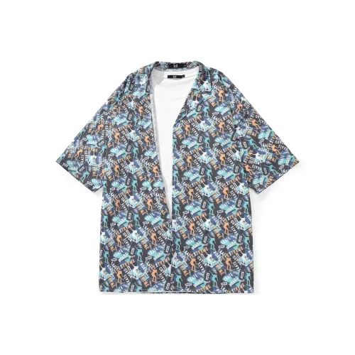 BIRDTALK Серый Унисекс Рубашки