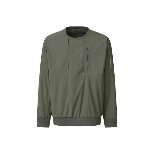 SALOMON Толстовка Мужская Оливково-зеленая