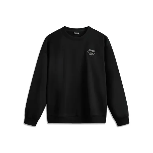 LINING Sports Fashion Collection Черный Унисекс Толстовки