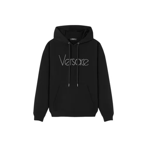 VERSACE Мужские черные свитшоты