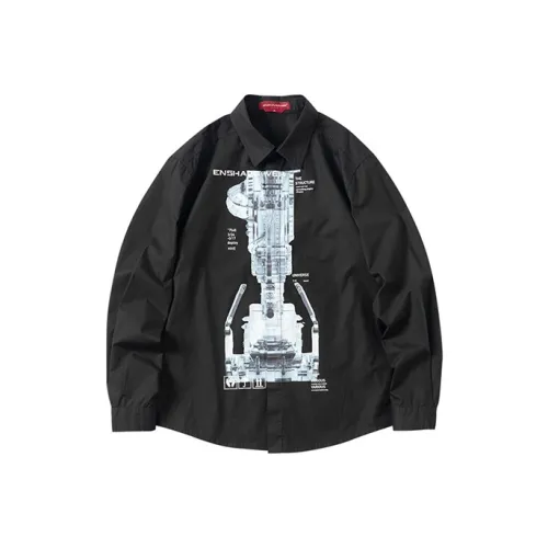 ENSHADOWER Мужские черные рубашки