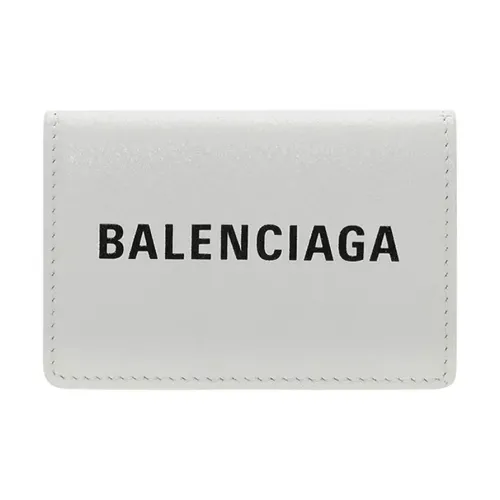 Коллекция Balenciaga Luggage Collection Кошелек из коровьей кожи держатель для монет кошелек мини унисекс белый