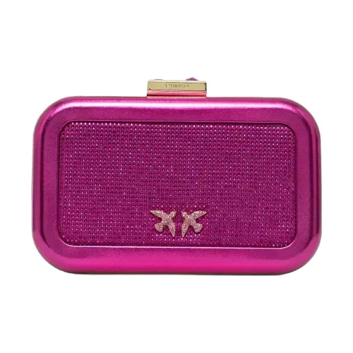 PINKO Полиуретан Одно Плечо Клатч Стандартный Женский Розовый