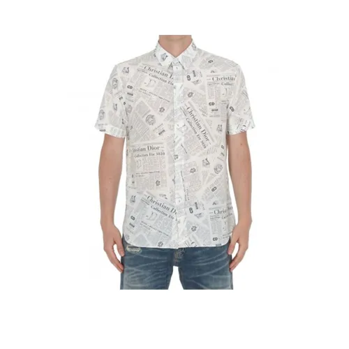 DIOR Quarterly New Products Белые Мужские Рубашки
