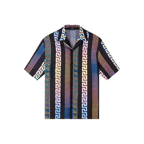 VERSACE Мужские Черные Рубашки