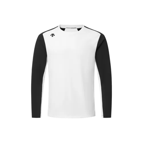 DESCENTE Тренировки Длинный рукав Т-рубашка Мужская