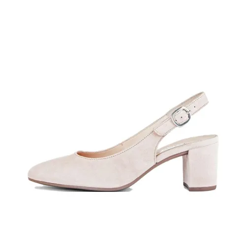 Gabor Мода Тяжелый каблук Высокие каблуки 6 см Женские Бежевый Розовый