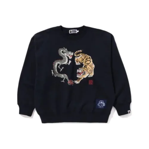 A BATHING APE Толстовка Мужская Морской Синий