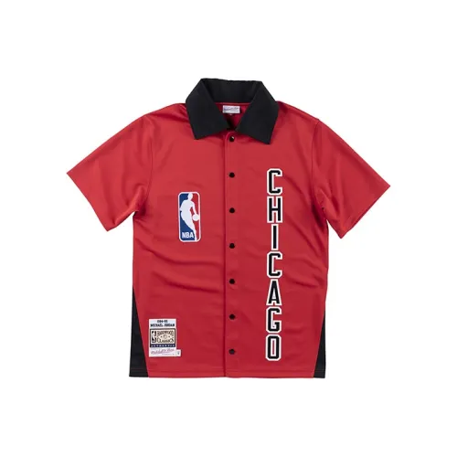 MITCHELL NESS Рубашка Мужская Красная