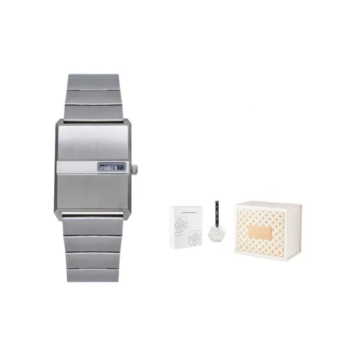 MISHALI Unisex Metal Wind Collection Кварцевые механические часы Унисекс Серебристый циферблат