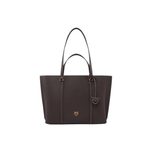 PINKO Коровья кожа Тоут Сумка Сумка для покупок Сумка на плечо Сумка Большая Женская Черная