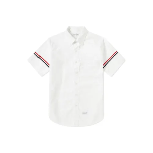 THOM BROWNE Белые Мужские Рубашки