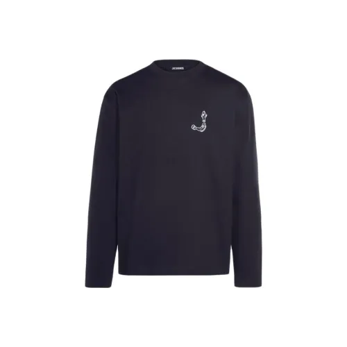 Jacquemus Темно-синий/Темно-морской синий Мужские T-рубашки