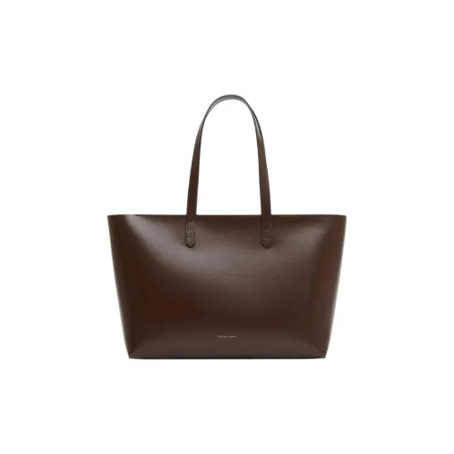 MANSUR GAVRIEL Телячья кожа Тоут Сумка Сумка через плечо Маленькая Женская Шоколадная